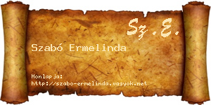 Szabó Ermelinda névjegykártya
